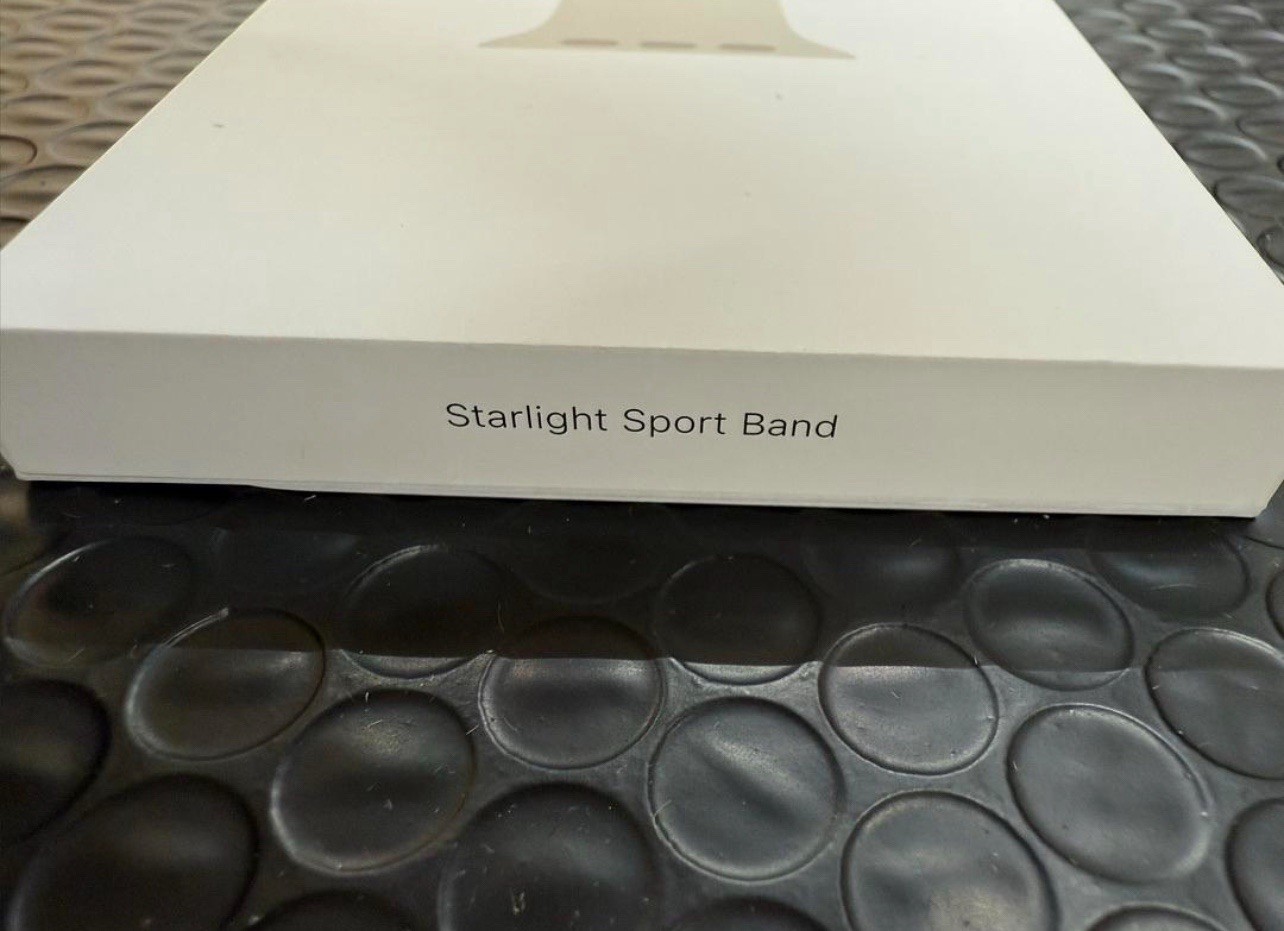 Original Apple Watch Starlight Sport Band – S/M For Apple Watch 38mm/40mm/41mm