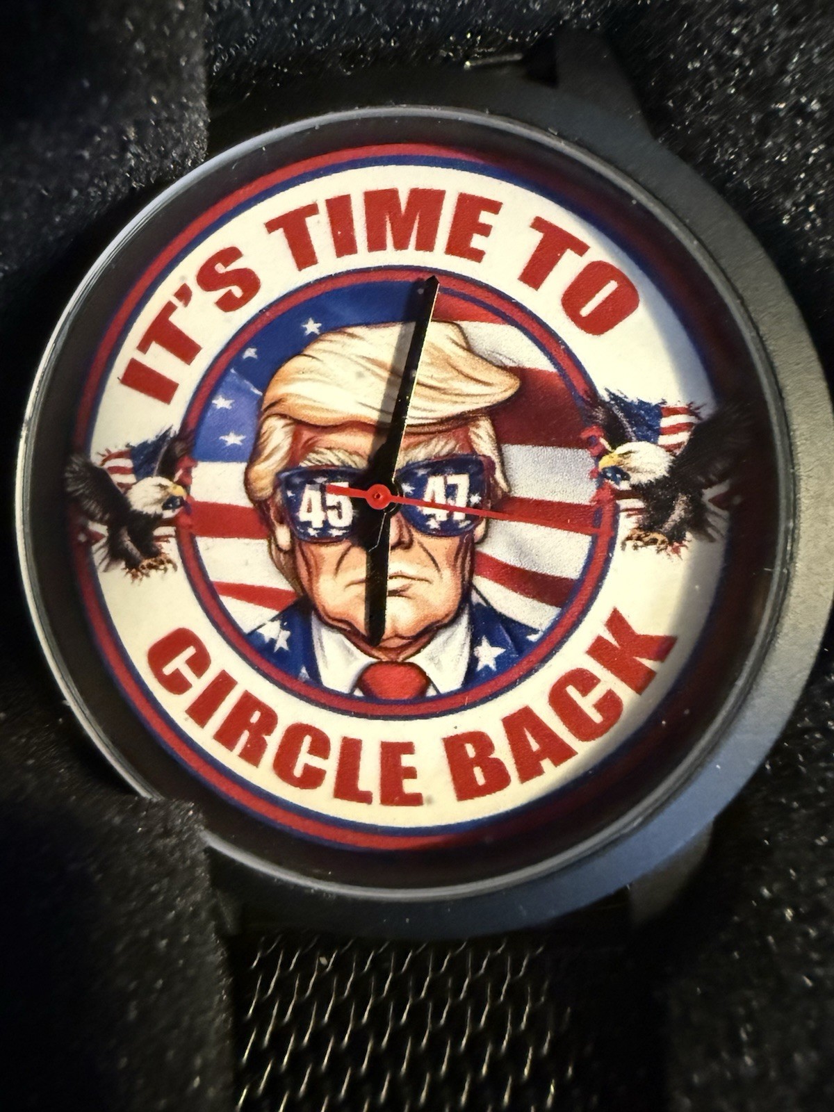 Brand New Trump “It’s Time to Circle Back” Wristwatch – Original Box