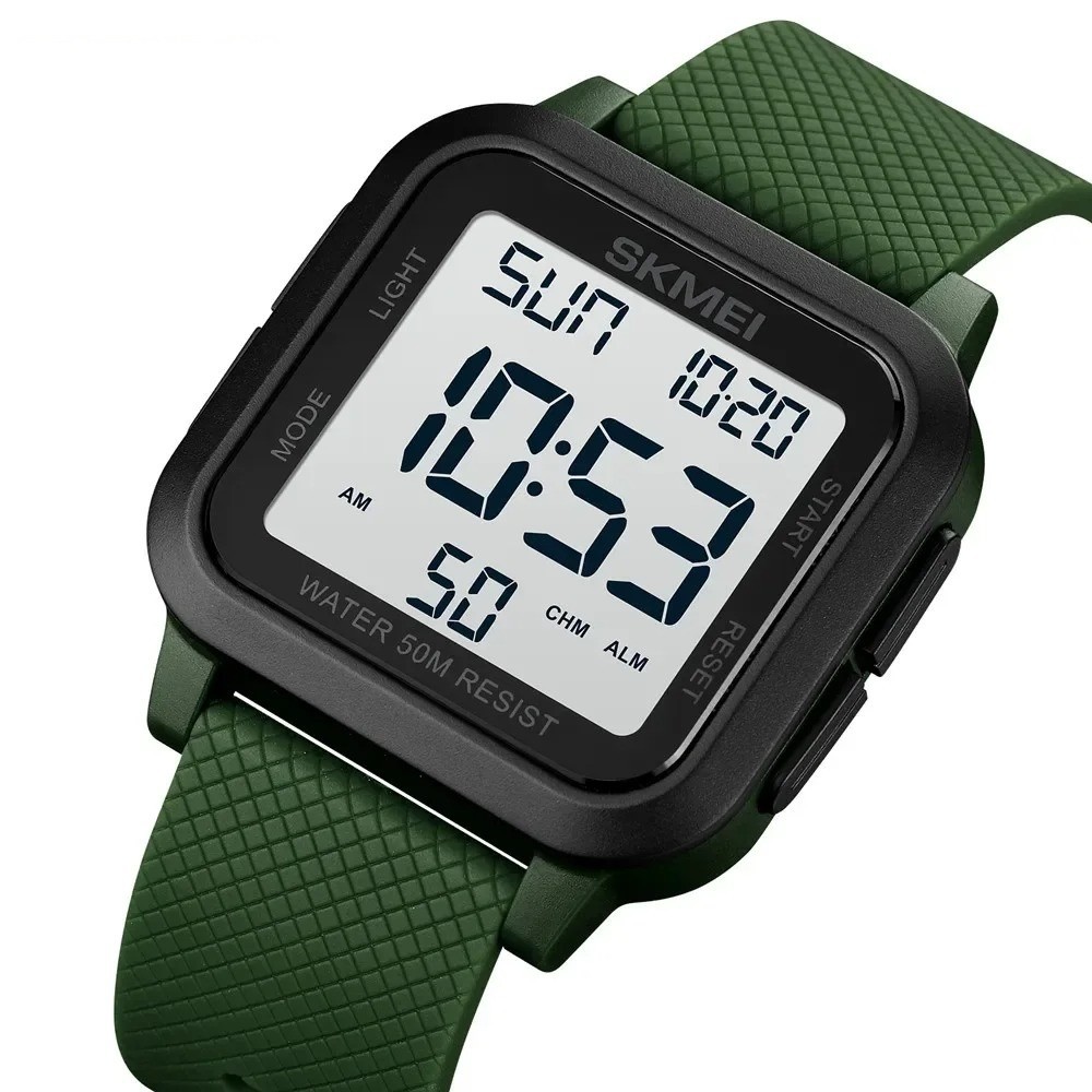 Men’s Military Sports Watch LED Screen Large Digital Face Waterproof Wristwatch