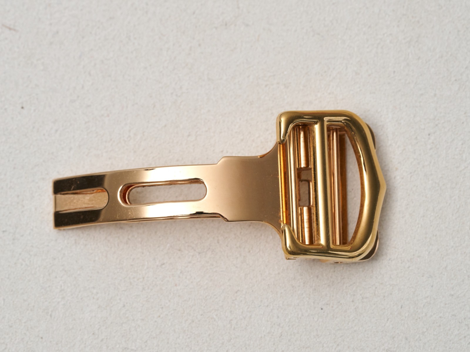 Cartier 18K Yellow Gold 18mm Deployment Buckle Clasp Fold Over Genuine 15.3grams