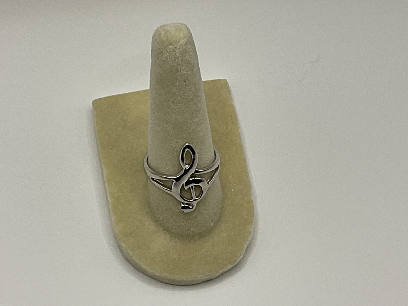 Music Note Sterling Silver Ring