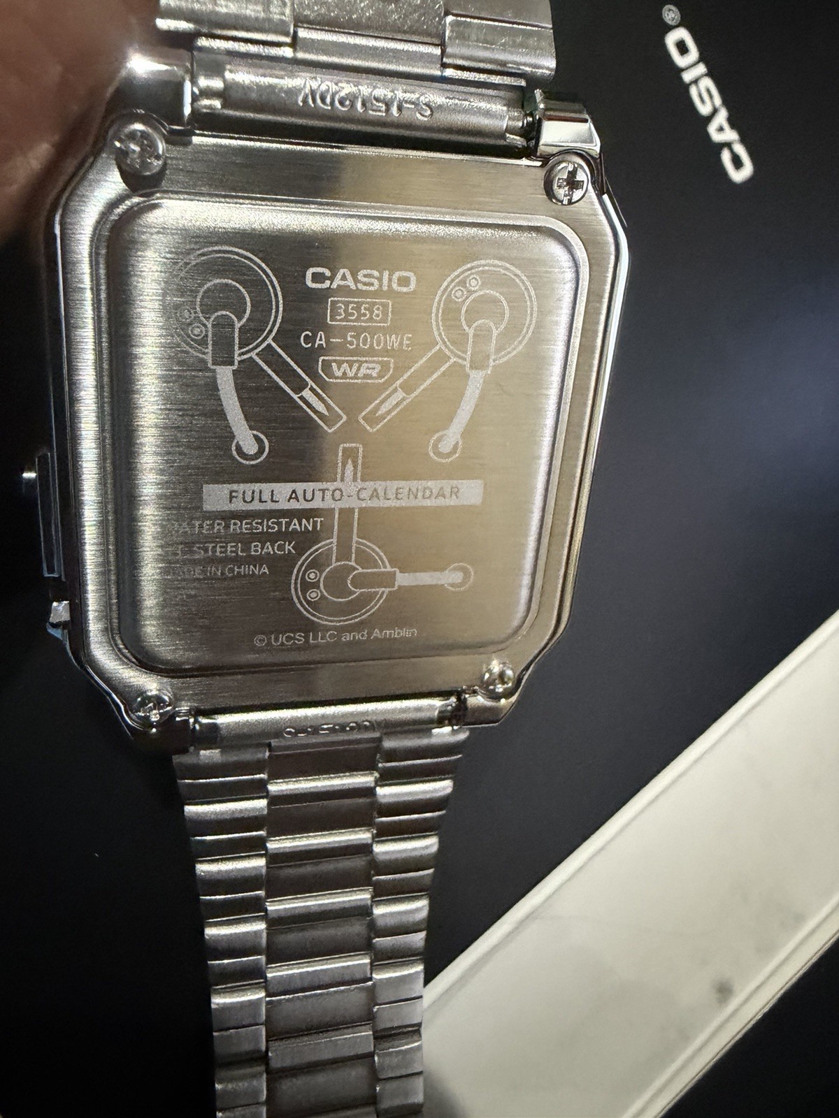 CASIO Back To The Future Limited Edition Watch CA-500WEBF-1A New Open Box