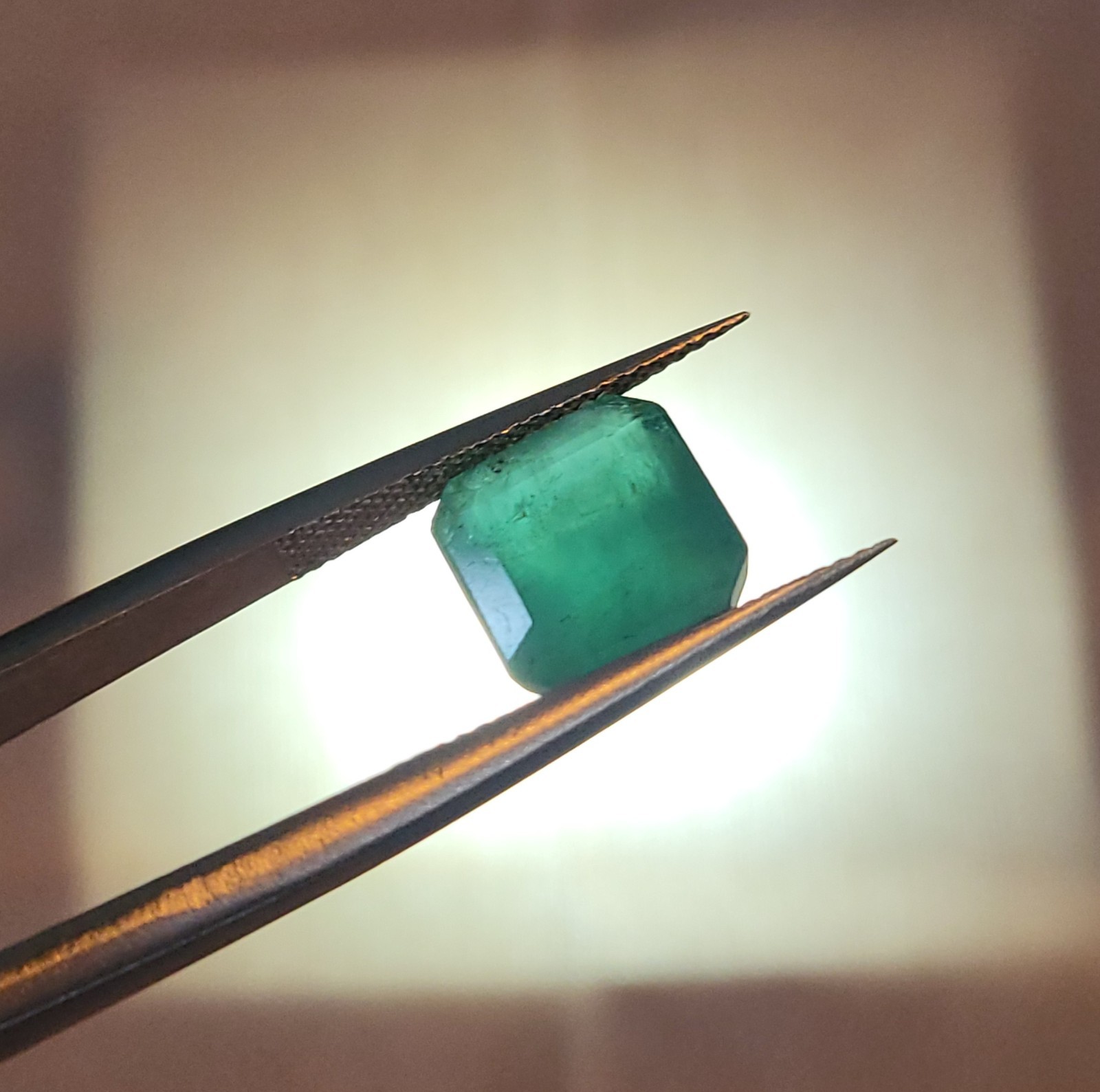 Natural Untreated Certified Rich Green Translucent Columbian Emerald 3.63ct