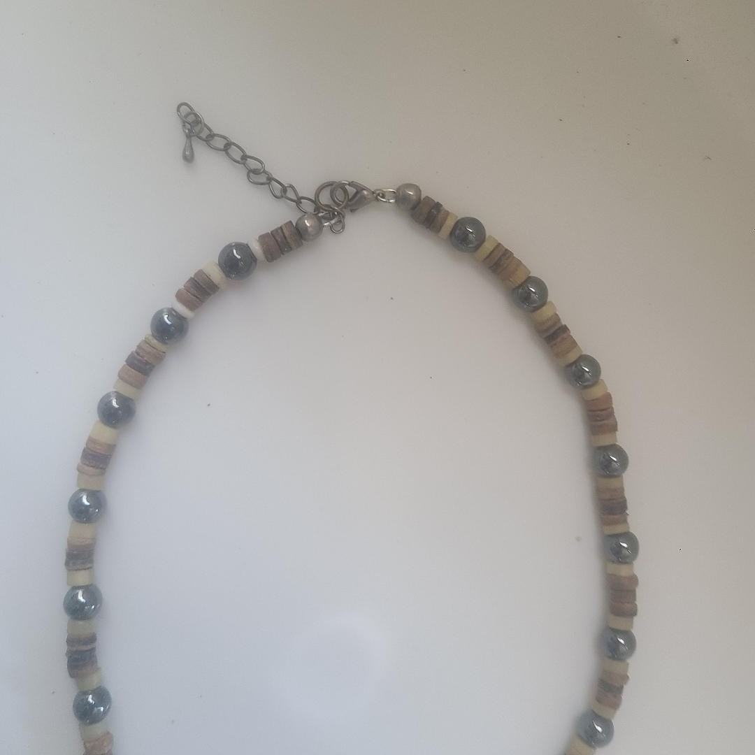 Indian Arrowhead Vintage 1970’s Groovy Bead Choker Necklace – Hippie Bohemian