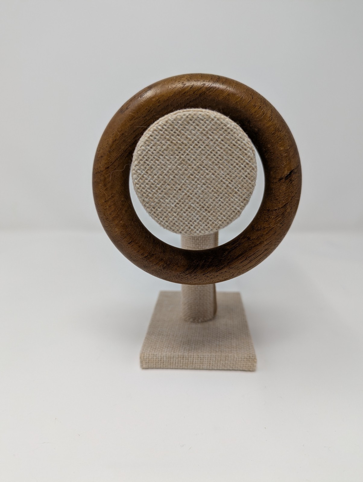 Vintage Carved Wood Bangle Bracelet Natural Wood Grain Boho Jewelry