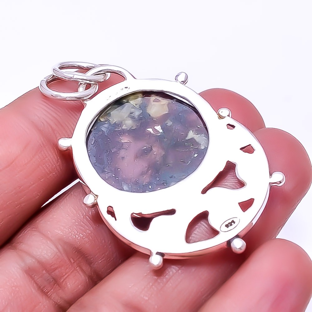 Eudialyte – Russia 925 Sterling Silver Pendant 1.95″ P28, Christmas Gift