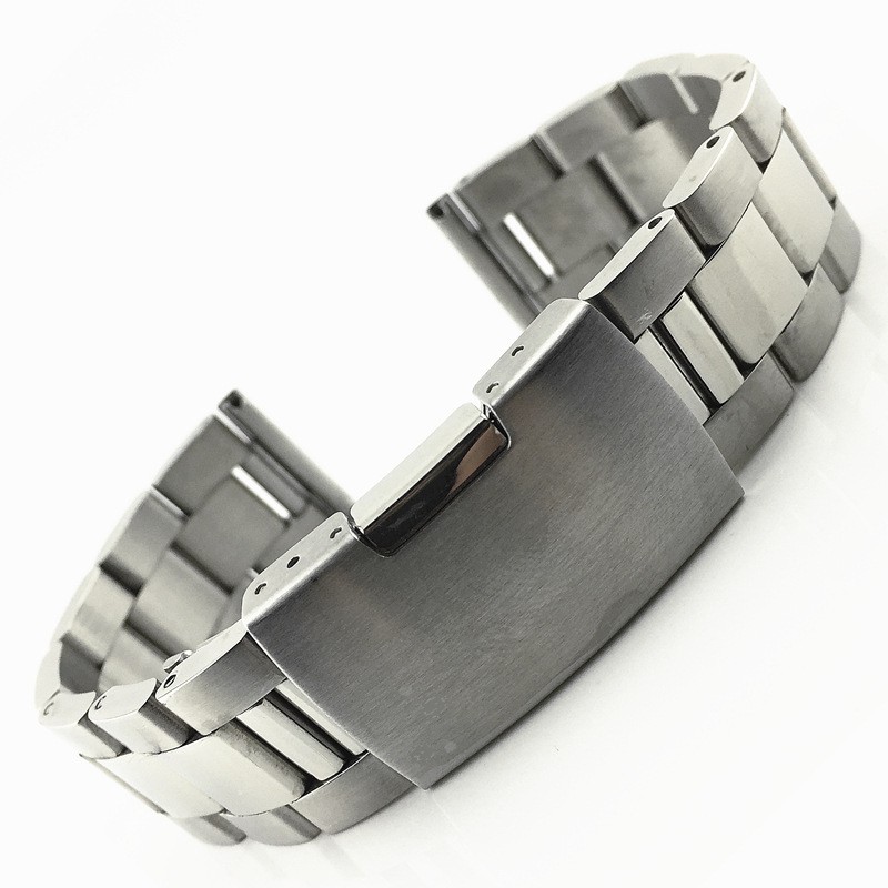 16 18 20 22 24 26mm 28mm 30mm Metal Watch Band Stainless Steel Bracelet Unisex