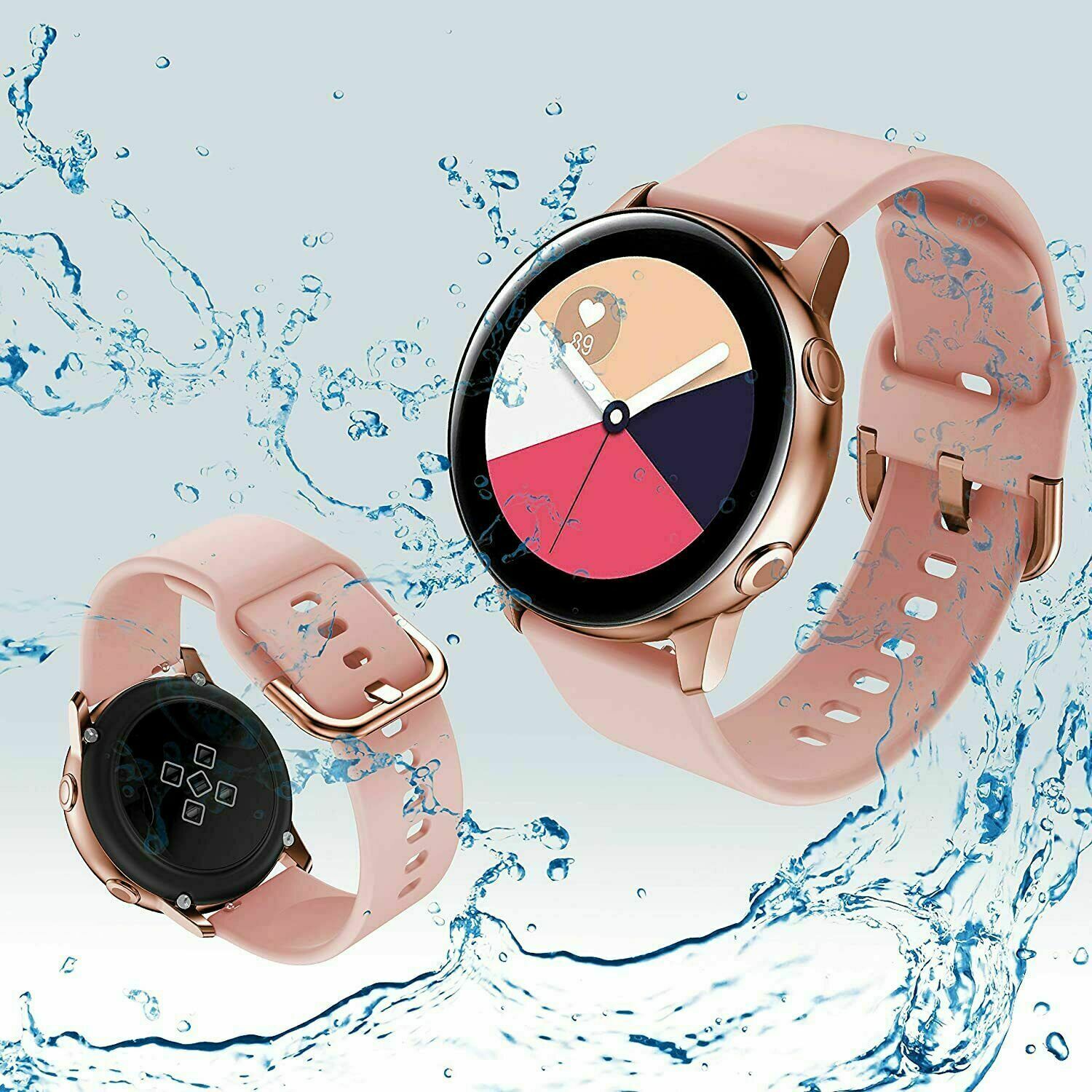 Silicone Watch Band Strap For Samsung Galaxy Watch 4 5 6 7 FE 40/44mm Pro 45mm