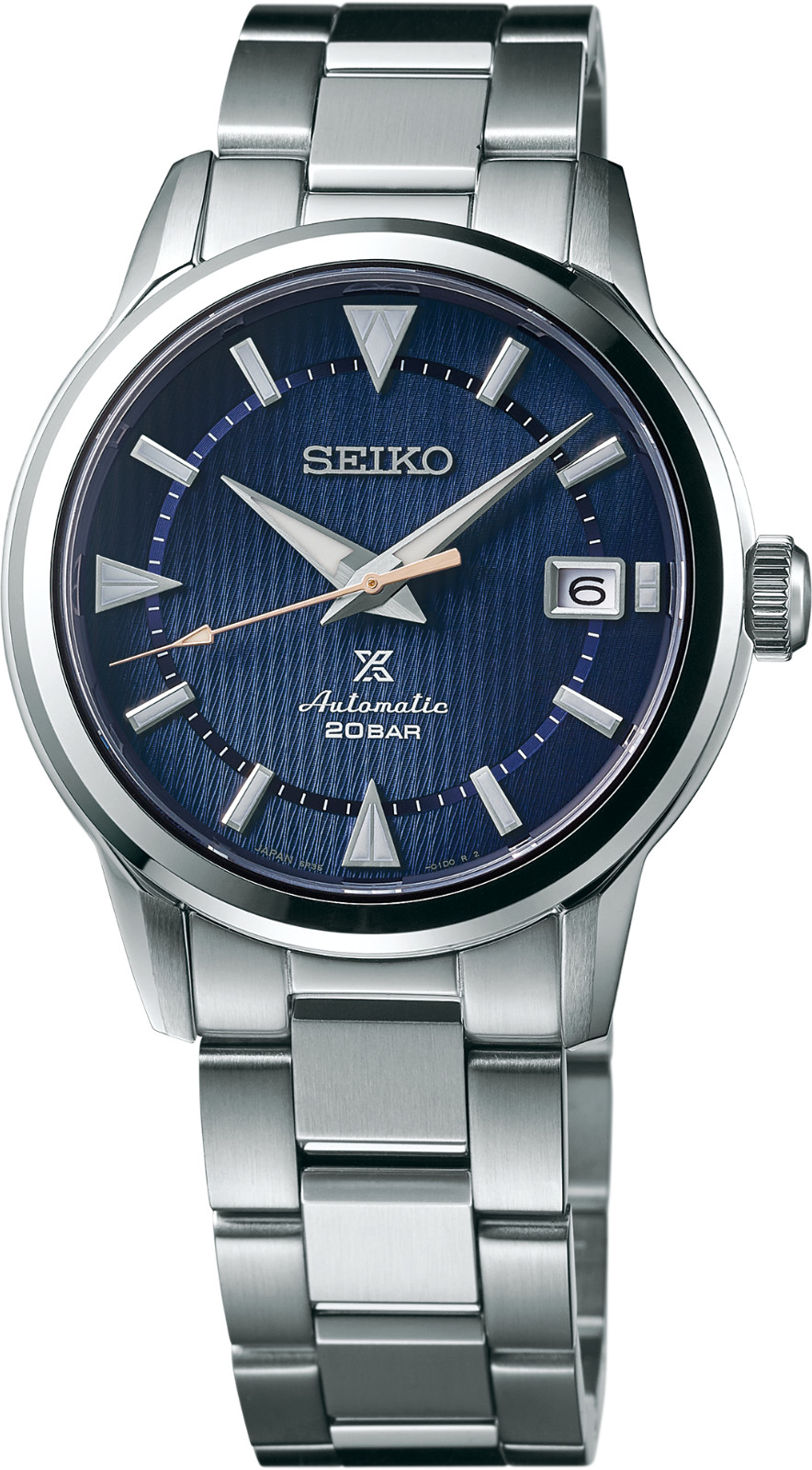 Seiko Prospex Alpinist 38mm Blue Dial Stainless Steel Watch SPB249
