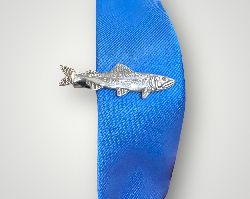 Fish Tie Clip/Bar Japan Imported Meticulous Craftsmanship Christmas Gift New