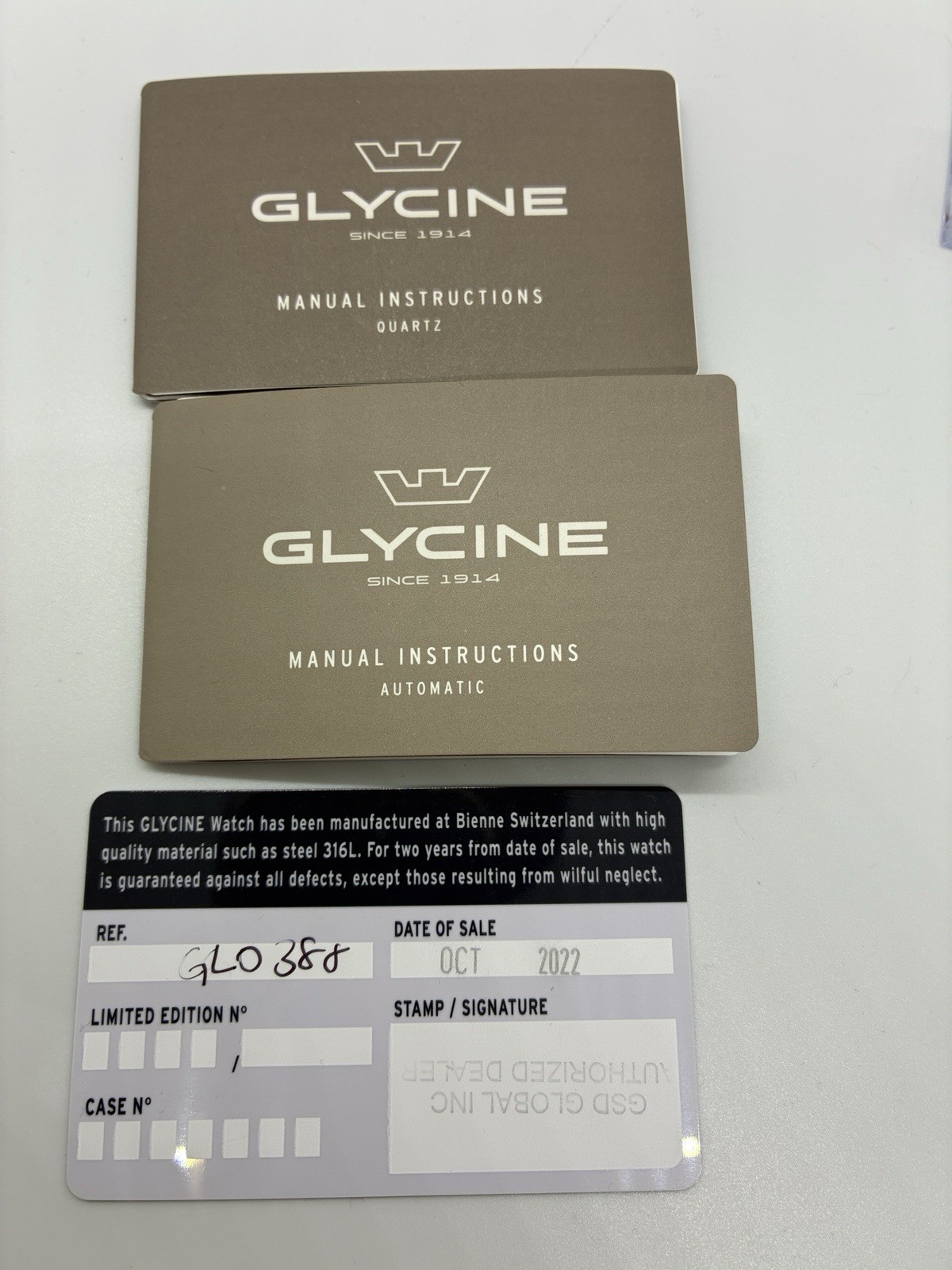 [NEW] Glycine Men’s Combat Sub 42mm Automatic Watch GL0388
