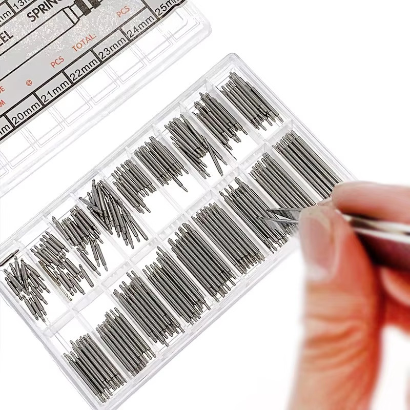 270Pcs/Set Strainless Steel Spring Bars Dia 1.5Mm/1.8Mm Length8Mm – 25Mm/6Mm – 2