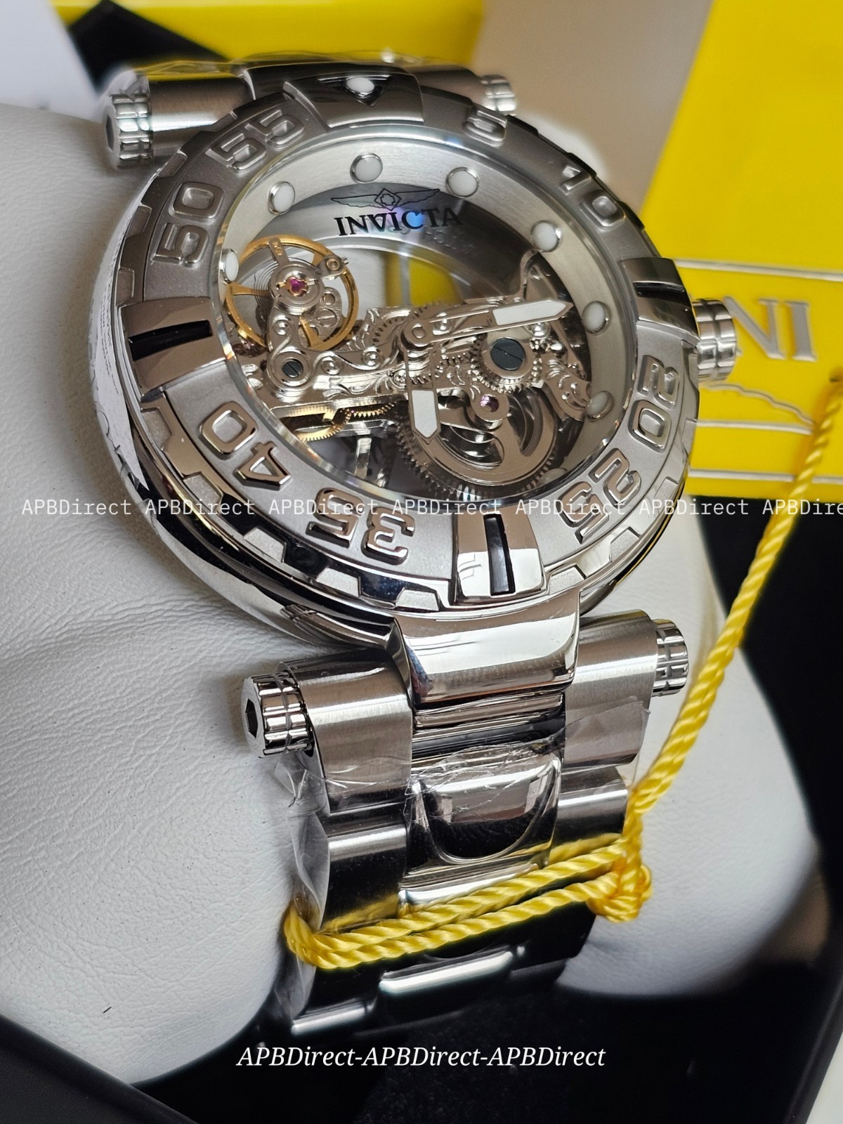 Invicta Subaqua Noma I – Automatic BRIDGE Mvmnt Skeleton Black Bezel mens watch