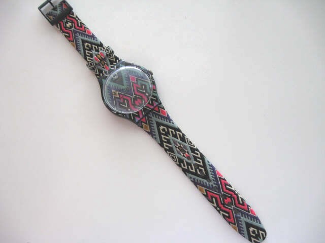 PRETTY BOHEMIAN! New Gents Swatch CREATIVE ART By UMA WANG! NIB-LTD #777 PCS!
