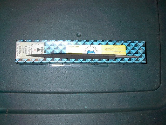 GROBET 31.374 PRECISION 6 IN. 3 SQUARE # 2 CUT FILE (2 FOR 22.00)