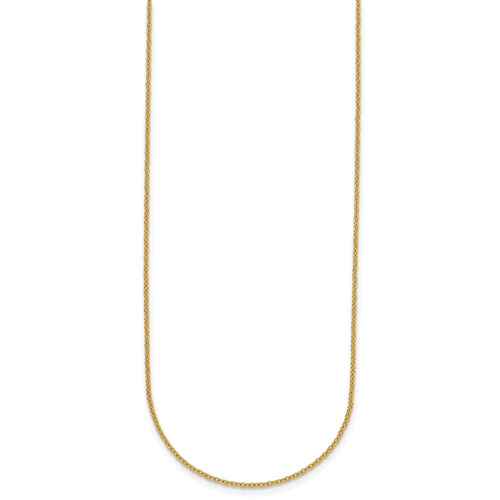 22K Yellow Gold Solid 1.3mm Cable 20″ Chain Necklace 4.77gram