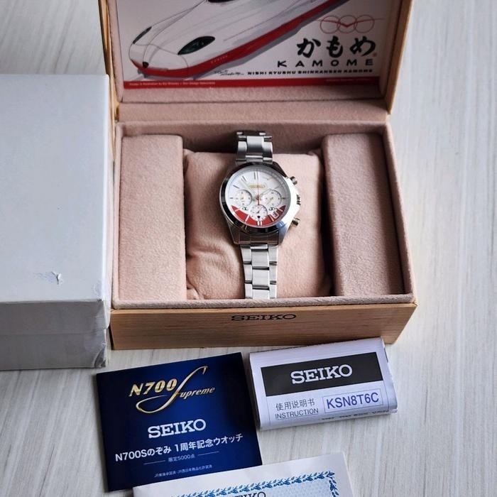 Rare Seiko x JR Kyushu Railway Company KAMOME N700S Mecha Quartz 8T63-01M0