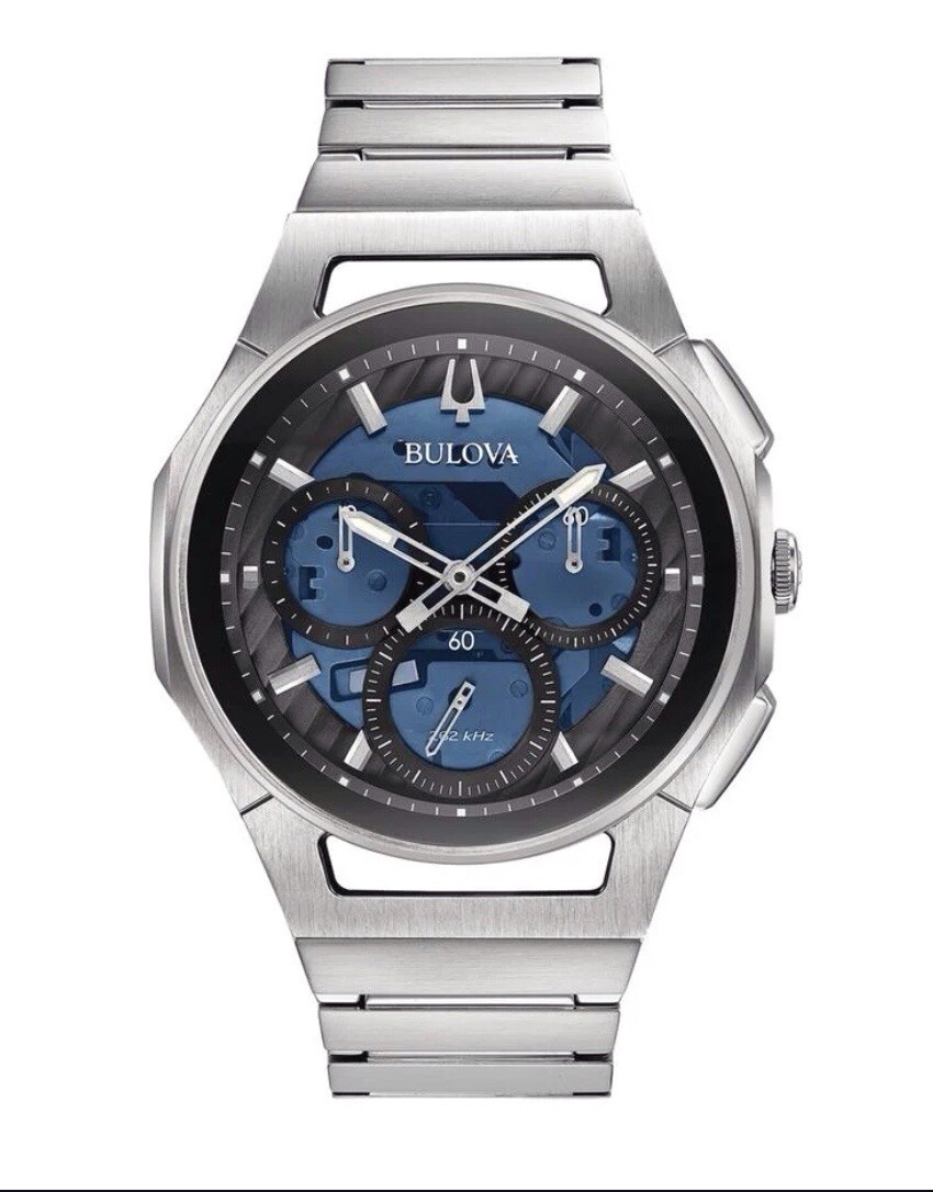 Bulova Curv Blue Men’s Watch – 96A205
