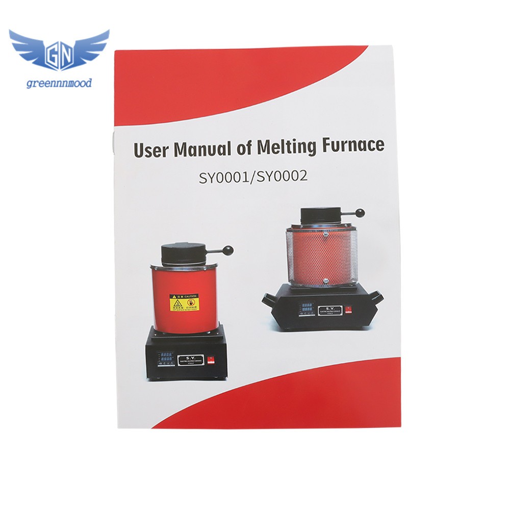 Upgraded Electric Gold Melting Furnace Forge kit+Mesh w/3KG Crucible 1400W
