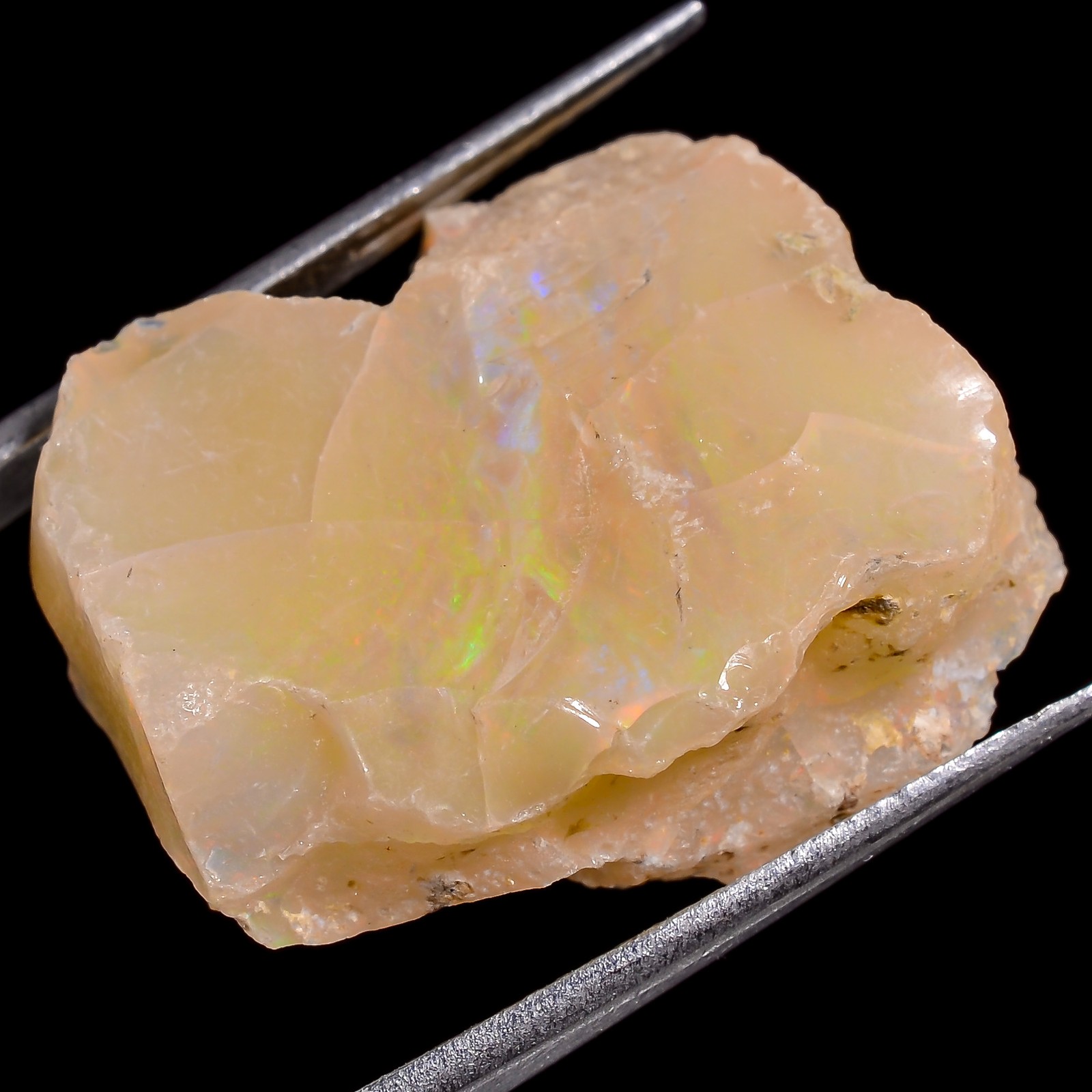 21.25 Ct 100% Natural Ethiopian Opal Rough Uncut Opal Specimen 18x22x11 mm FD348