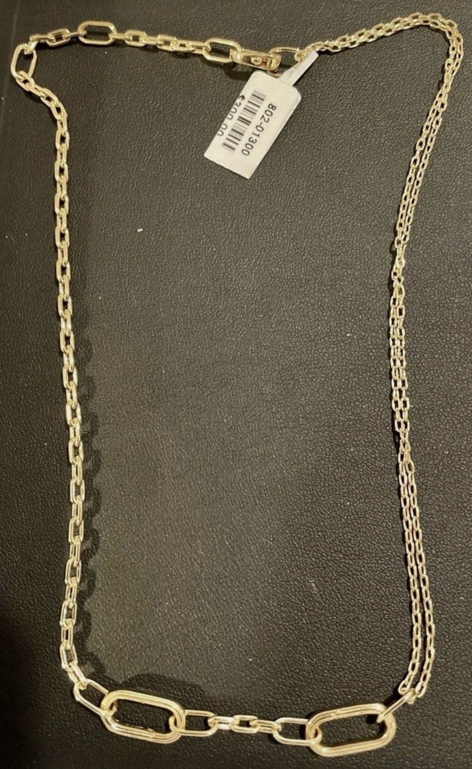 AUTHENTIC PANDORA ME Gold Plated Double Link Chain Necklace 17.7in MET ALE
