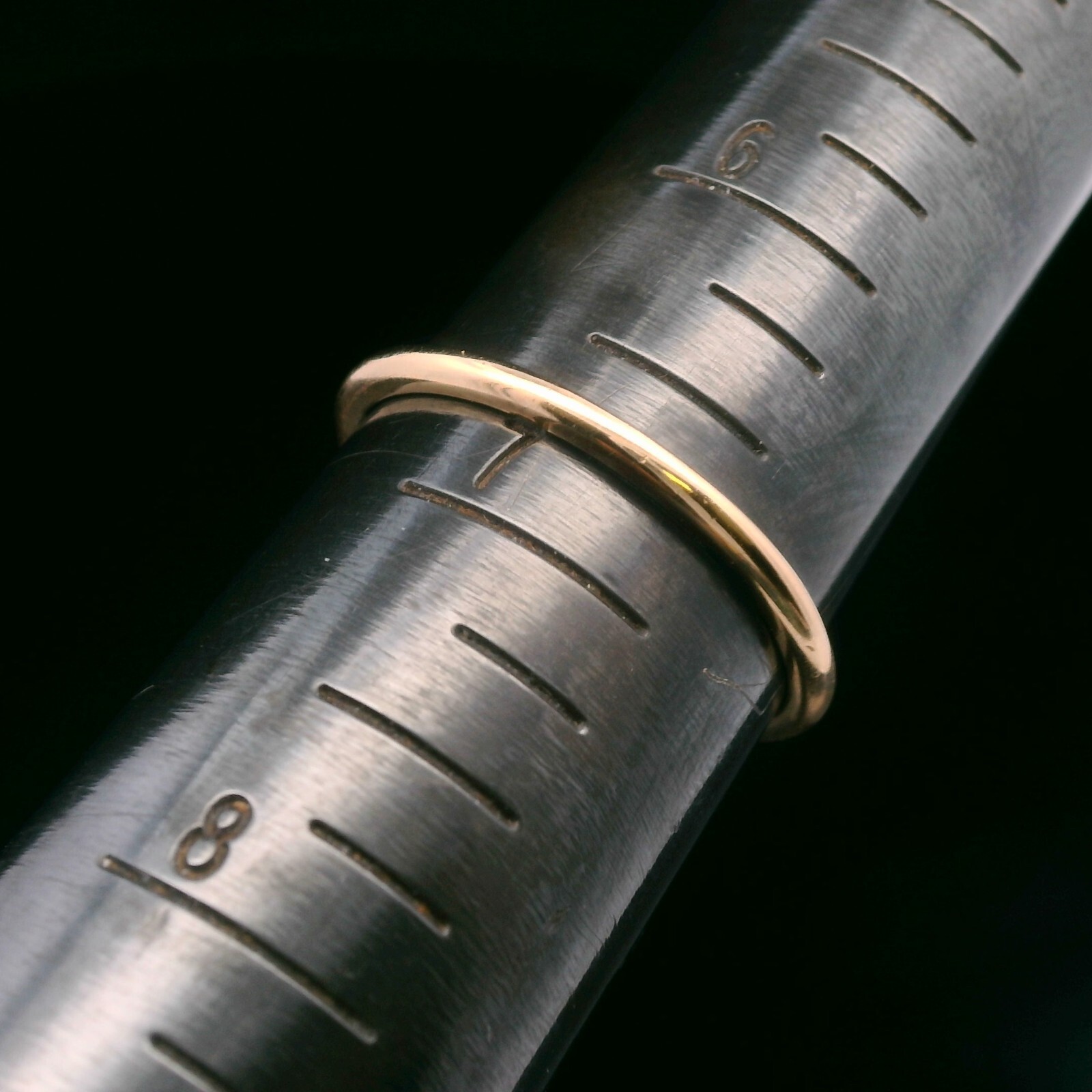 14KT Yellow Gold 0.38ct Diamond Ring – Size 6.75 – 1.95g