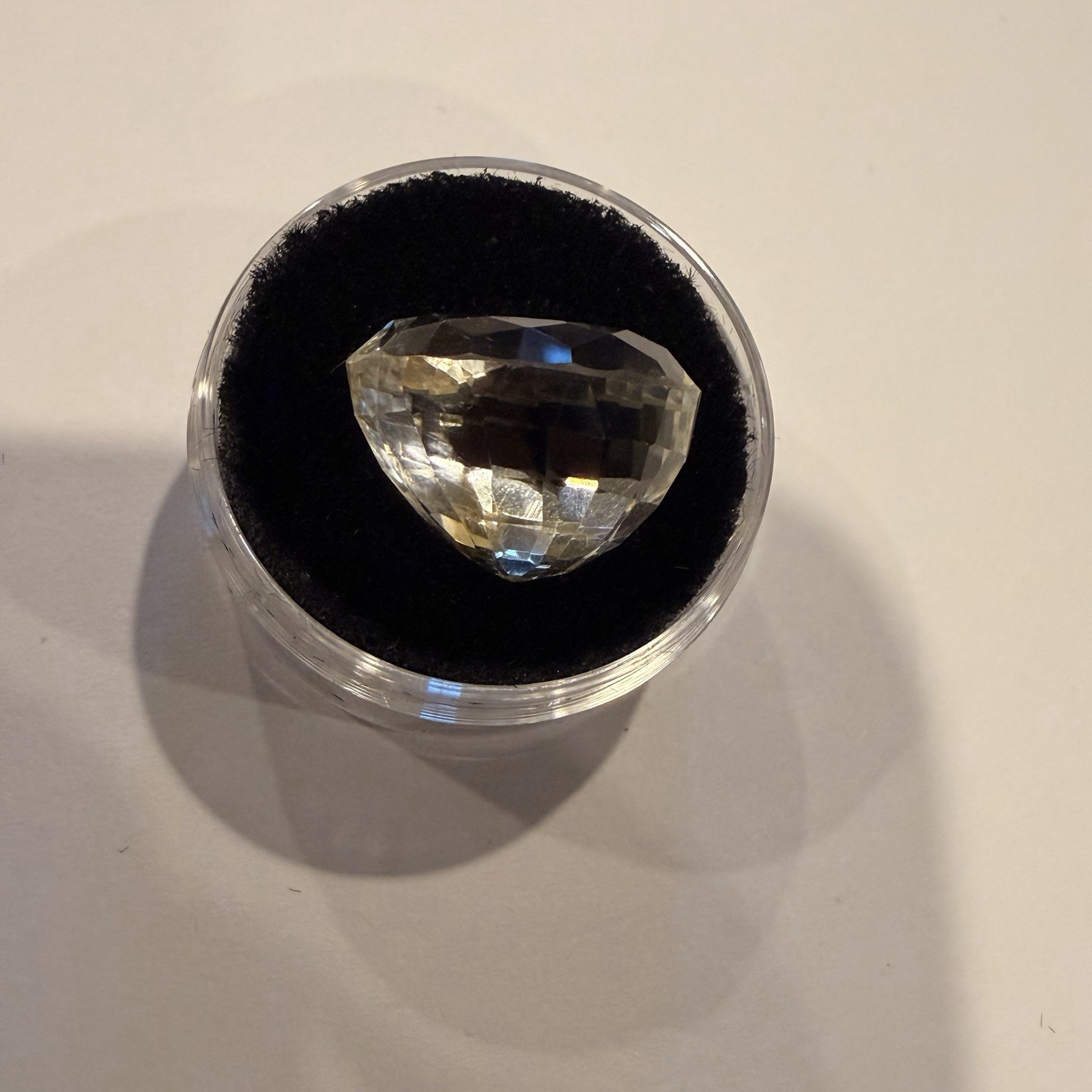 15.92ct Natural Citrine Oval – 16.5 x 13.2mm Golden Yellow Faceted Gem
