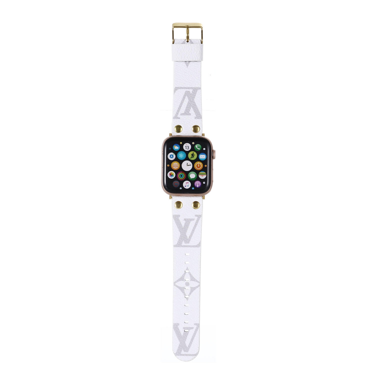 For Apple Watch Series 9/8/7/6/5/4 45mm 41mm 44mm 40mm SE Luxury Leather Strap