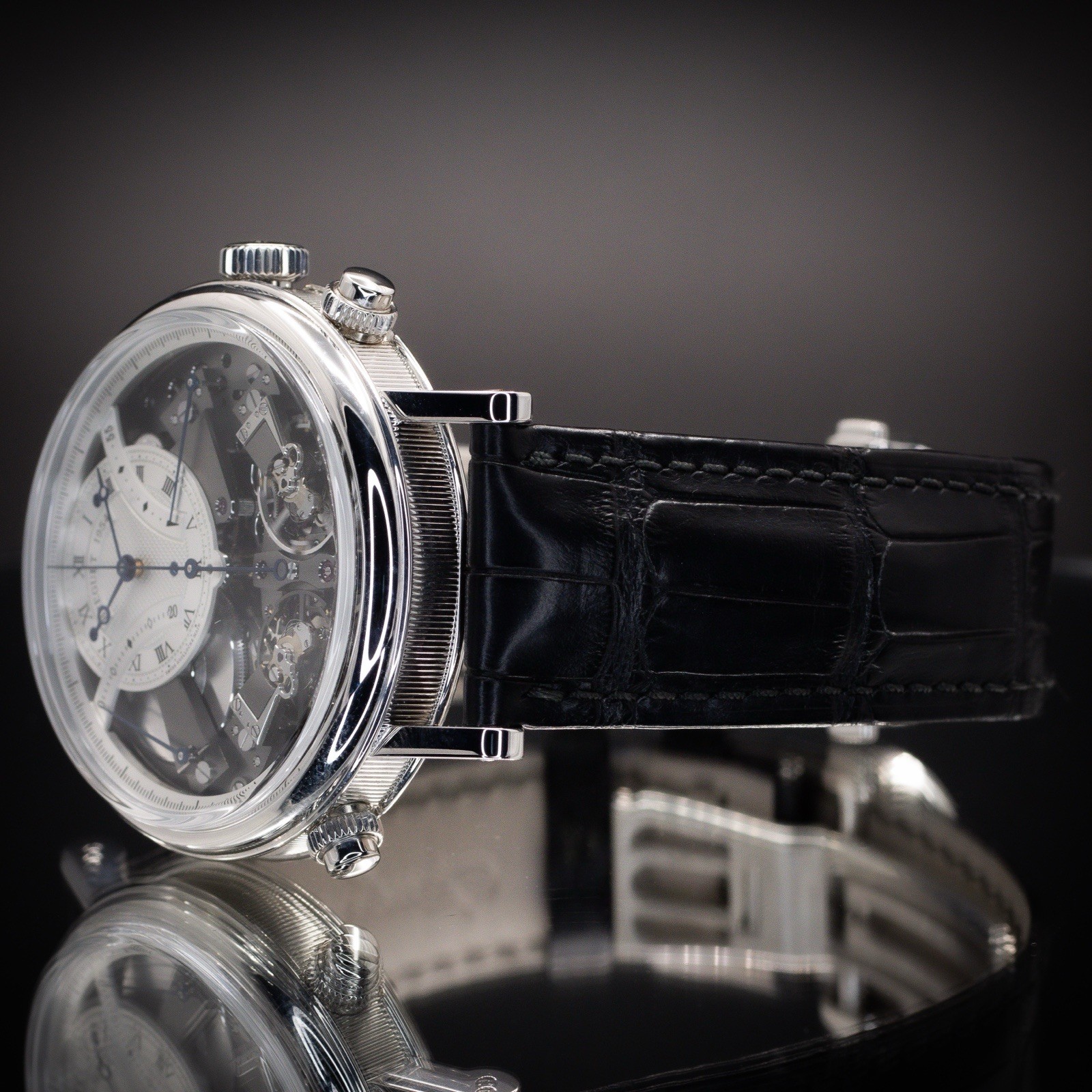 BREGUET Tradition Chronographe Indépendant 7077 18K WG | 7077BB/G1/9XV Full Set