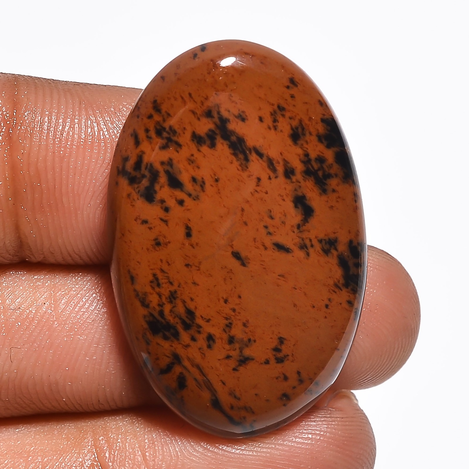 Natural Marconi Jasper Oval Shape Cabochon Gemstone 33.5 Ct. 36X22X6 mm GC-16392