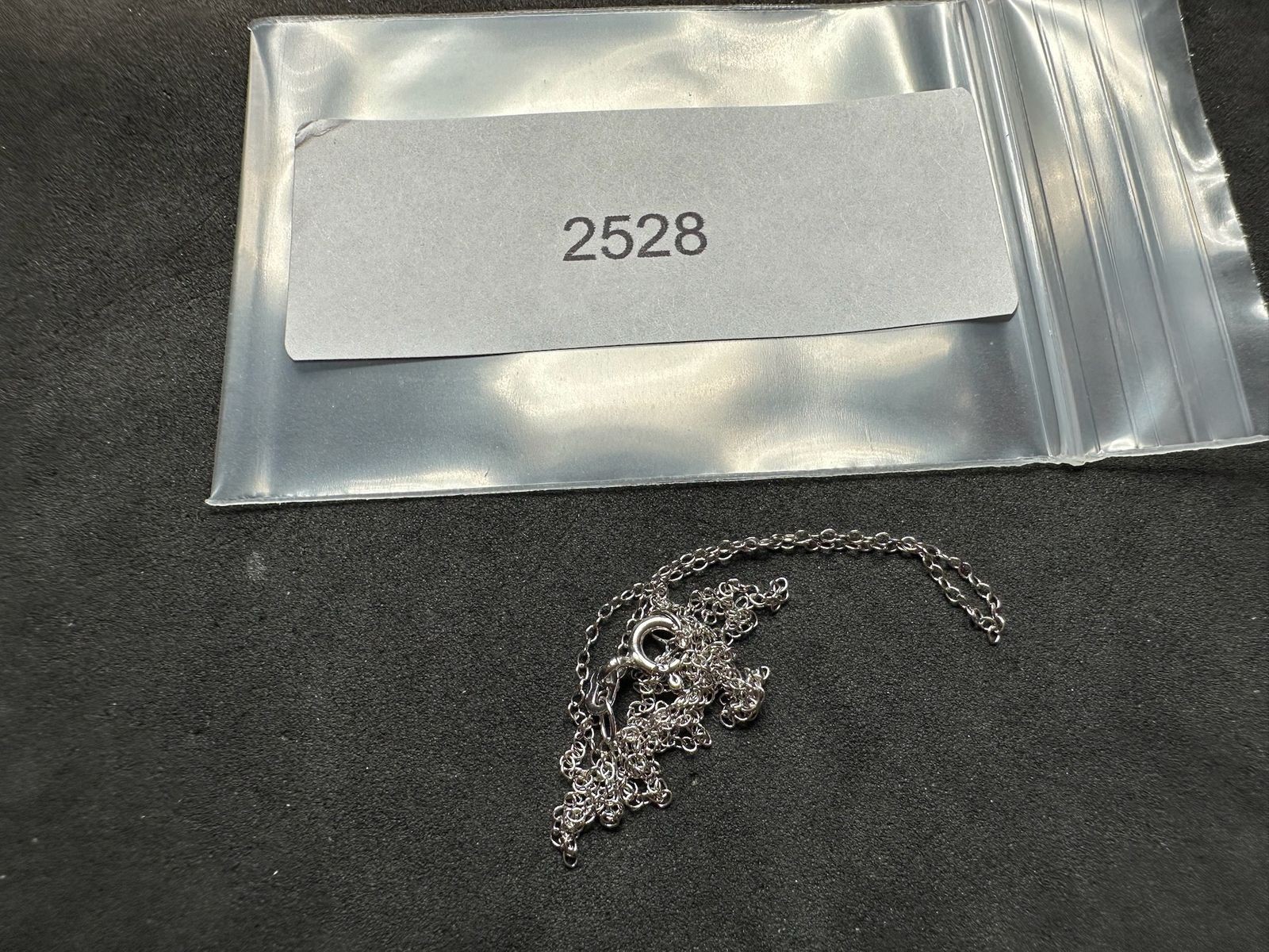 0.70g Vintage Sterling Silver 925 Fine Oval Chain Link Necklace 18 in M
