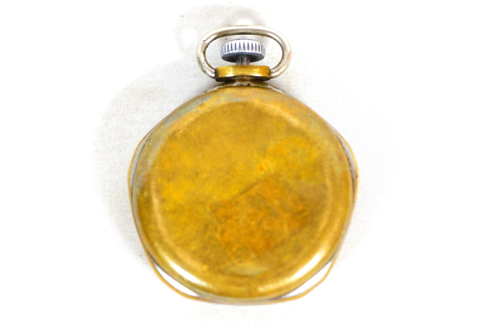 New Haven Pocket Watch Pentagon Shape Mechanical Wind USA Pinlever Watch