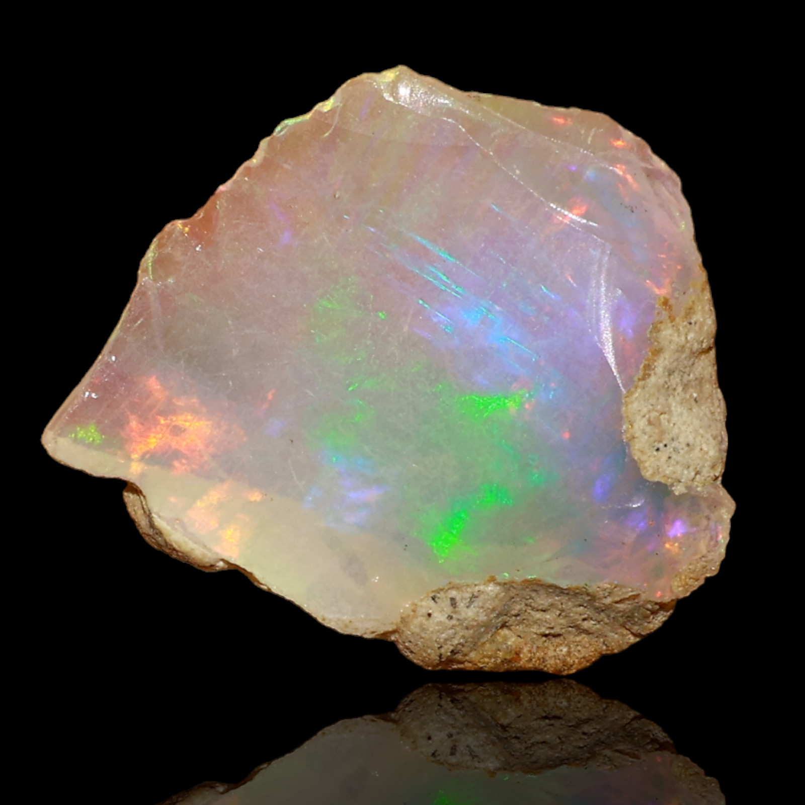 2.00 Cts Natural Ethiopian Fire Opal Gemstone Bracelet Supply Rough 13x12x4 mm