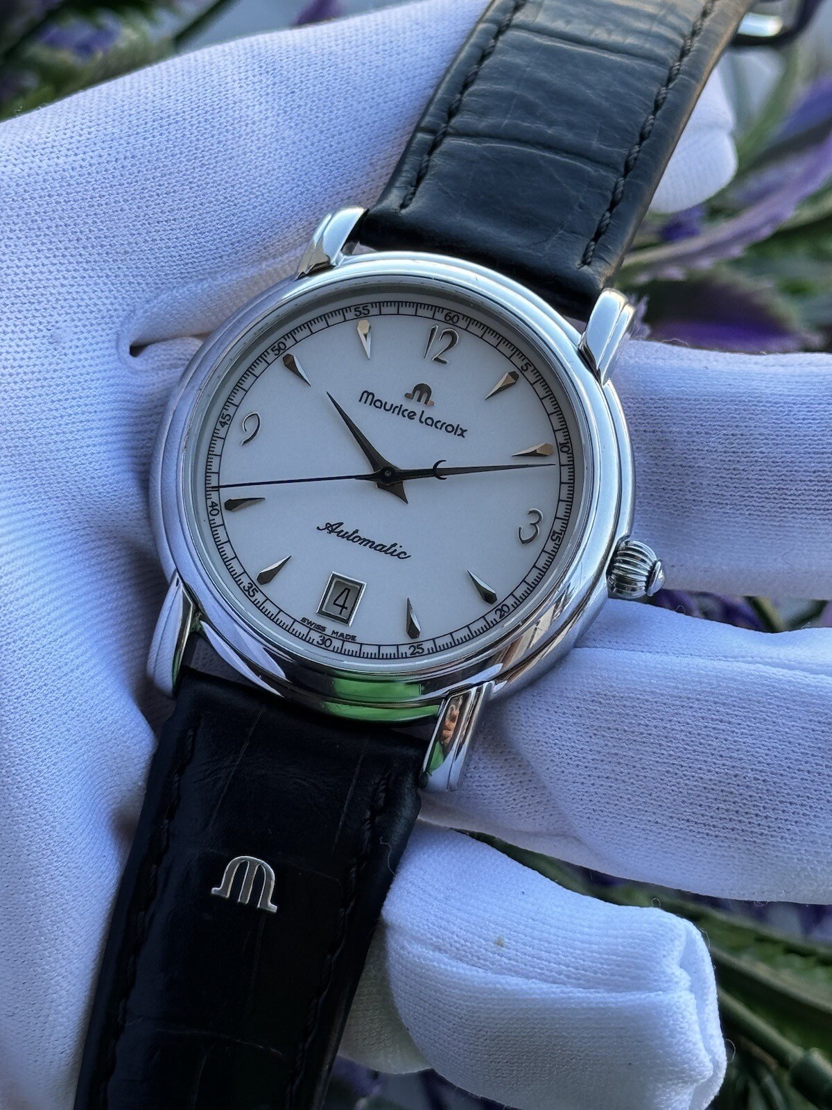 Maurice Lacroix Pontos Date Watch Automatic Mens 38mm Swiss Made 68775