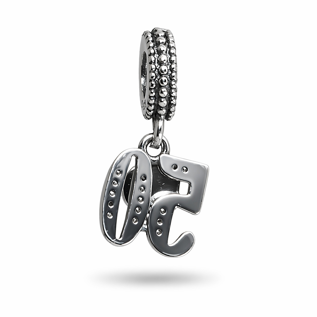 MariaFonte Bead Charm for 50 Years 925 Sterling Silver Compatible