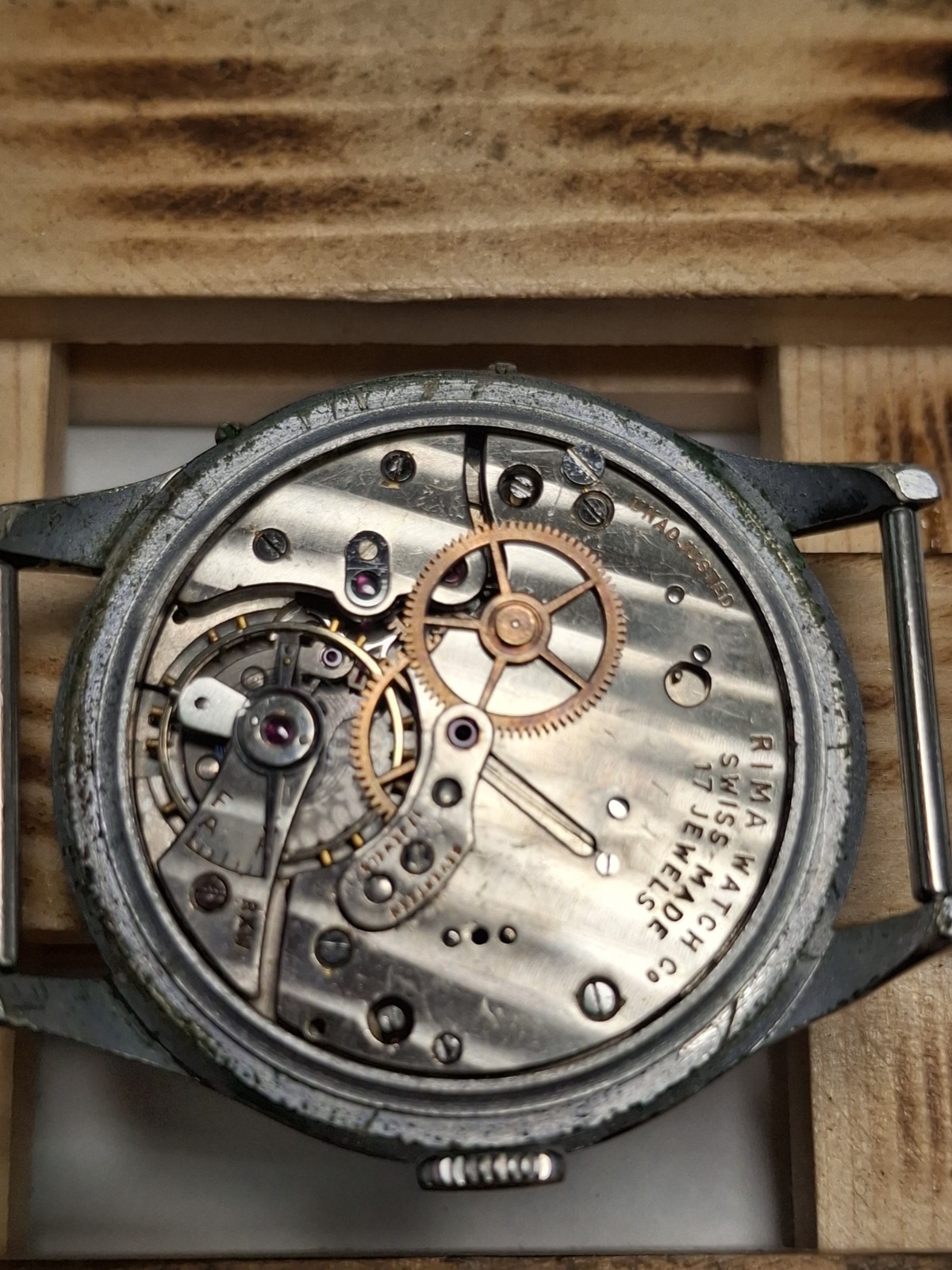 Vintage Rima- Triple Calendar Early Valjoux 90 Movement Watch Working condition