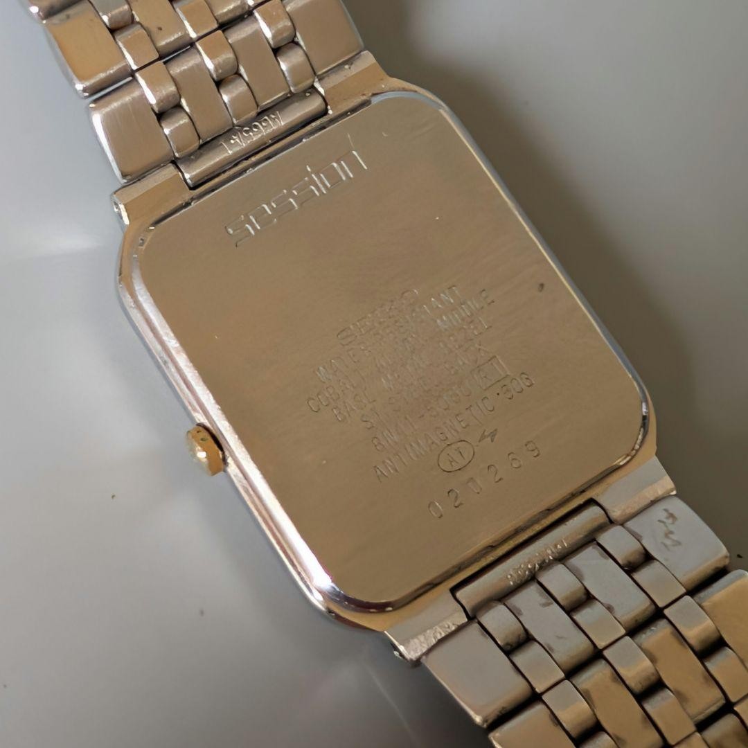 SEIKO Session Square Men’s Watch 8N41 New Battery