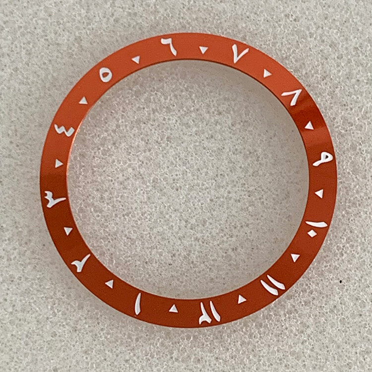 38mm*30.5mm Watch Bezel Insert For 40MM SUB GMT Watch Replacement Accessories