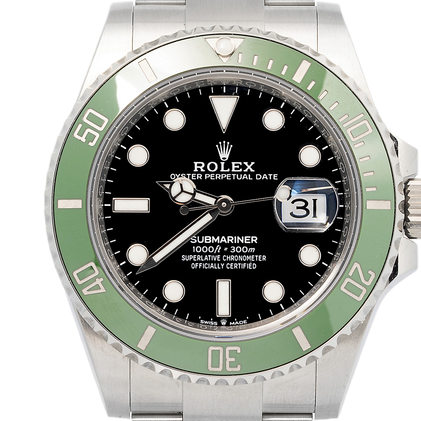 Rolex Submariner Date Starbucks 126610LV SS Black Dial Auto Men’s Watch 41mm