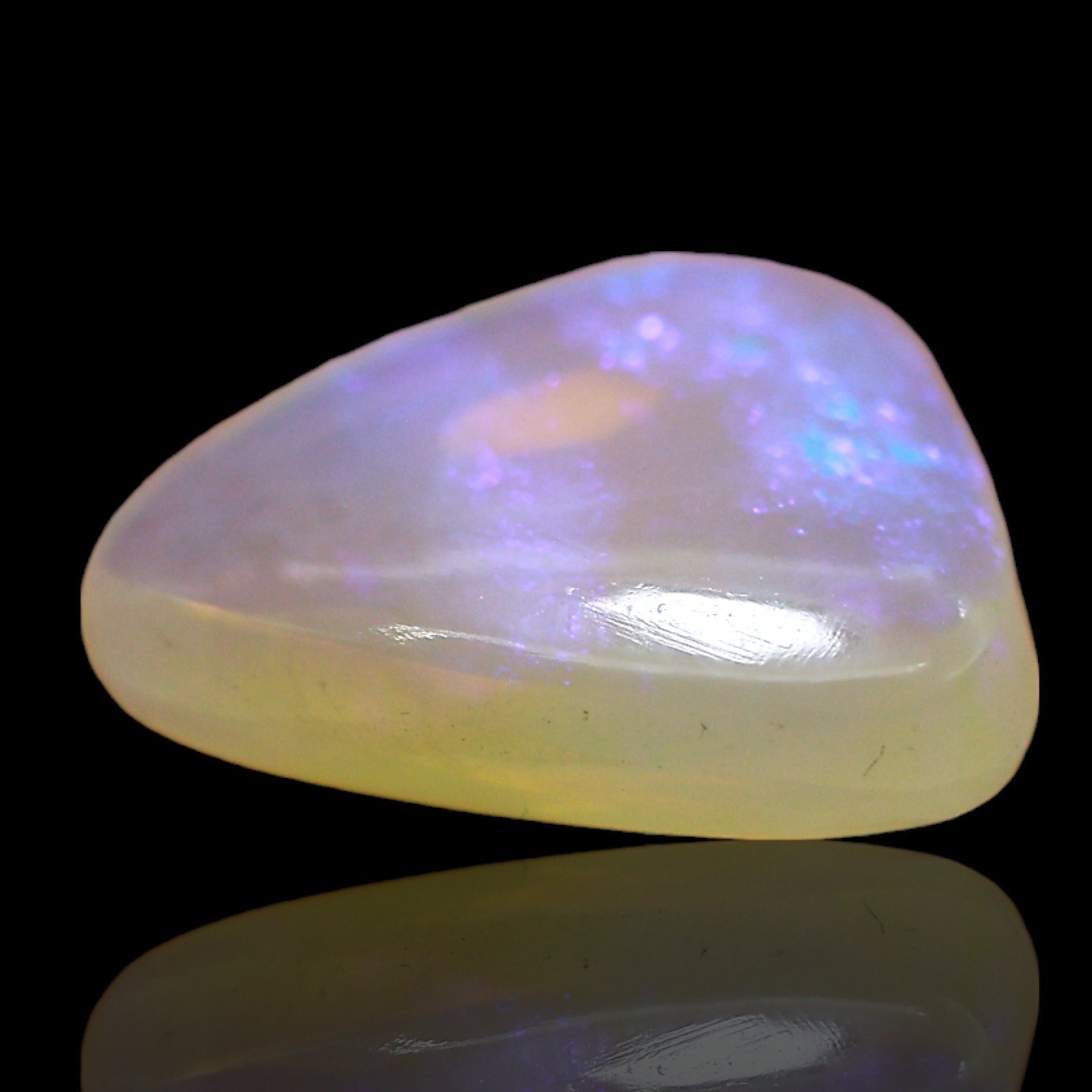 2.00 Cts Natural Fire Opal Trillion Cabochon Bracelet Supply 12x10x3 mm