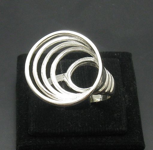 Extravagant Sterling Silver Ring Solid 925 Nickel Free Handmade Empress
