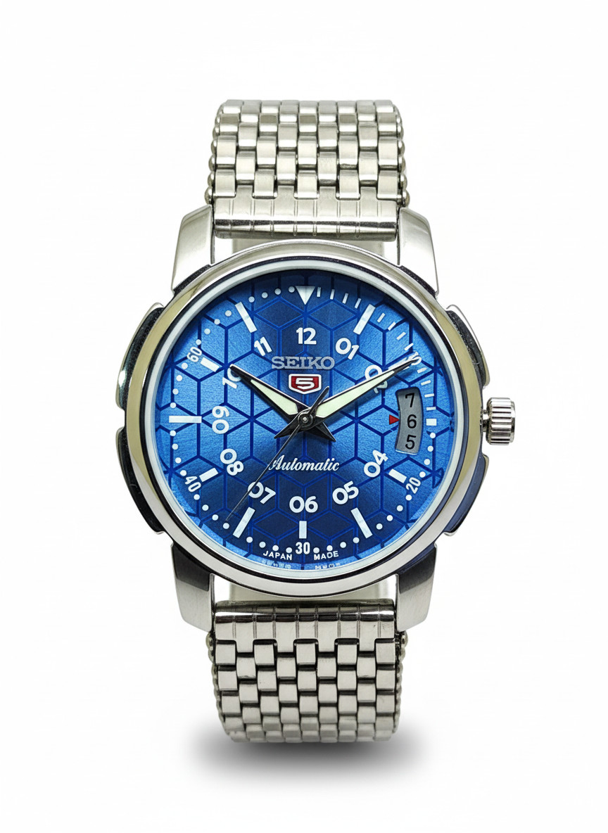 Refurbished Automatic Men’s Watch Day Date | Classic Vintage Style | Steel Strap