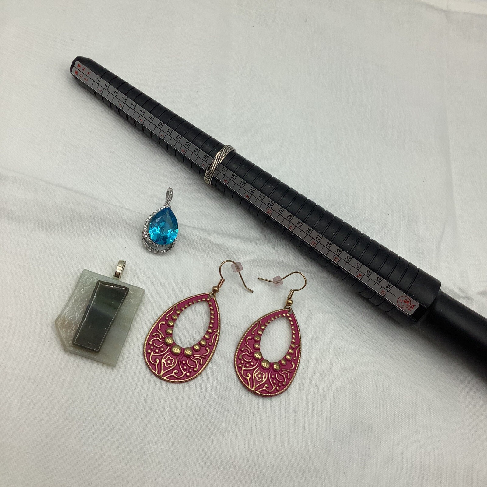 Vintage To Modern Chic Pendants Ring Earrings Lot