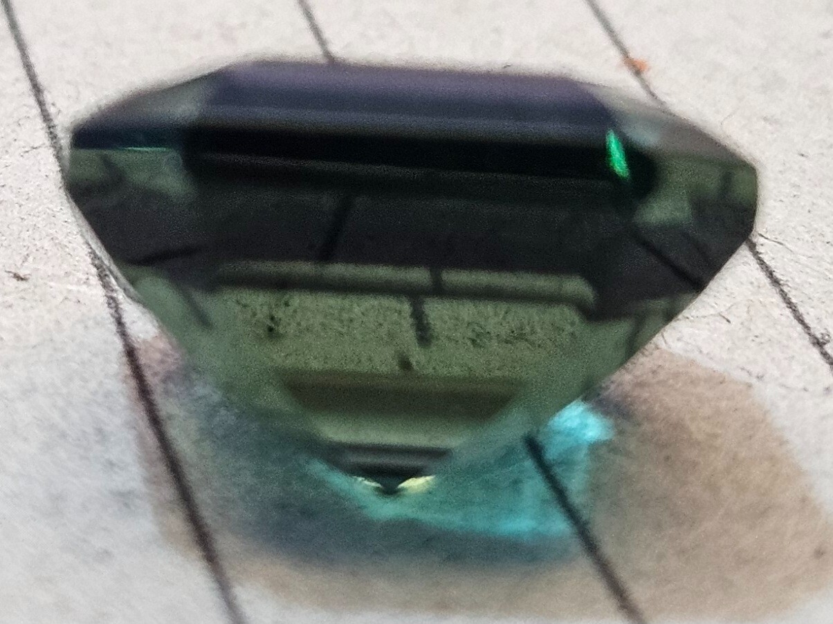 Green Tourmaline Asscher Cut 40-41 Ct Natural Loose EGL Certified Gemstone KH205
