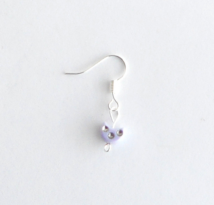LAVANDER 1/2 MOON NECKLACE, BRACELET & EARRINGS 4 PIECE CHILD’S JEWELRY SET-WOW