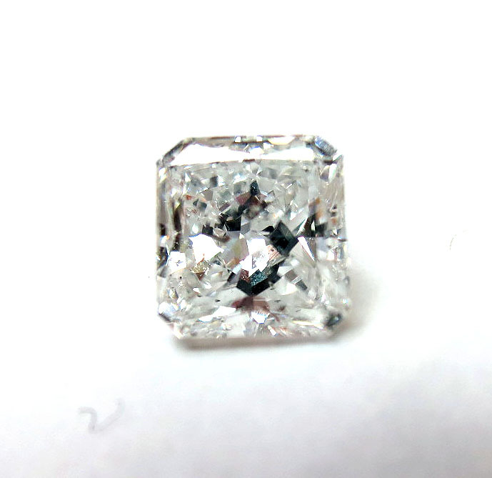 1.61 ct Radiant cut Loose Diamond E color SI1/SI2 enhanced very brilliant