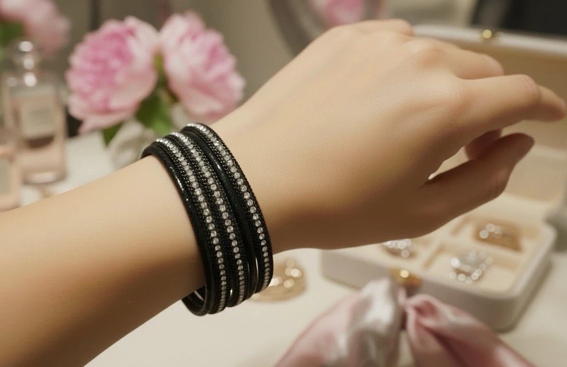 Leather Wrap Bracelet Magnetic Clasp