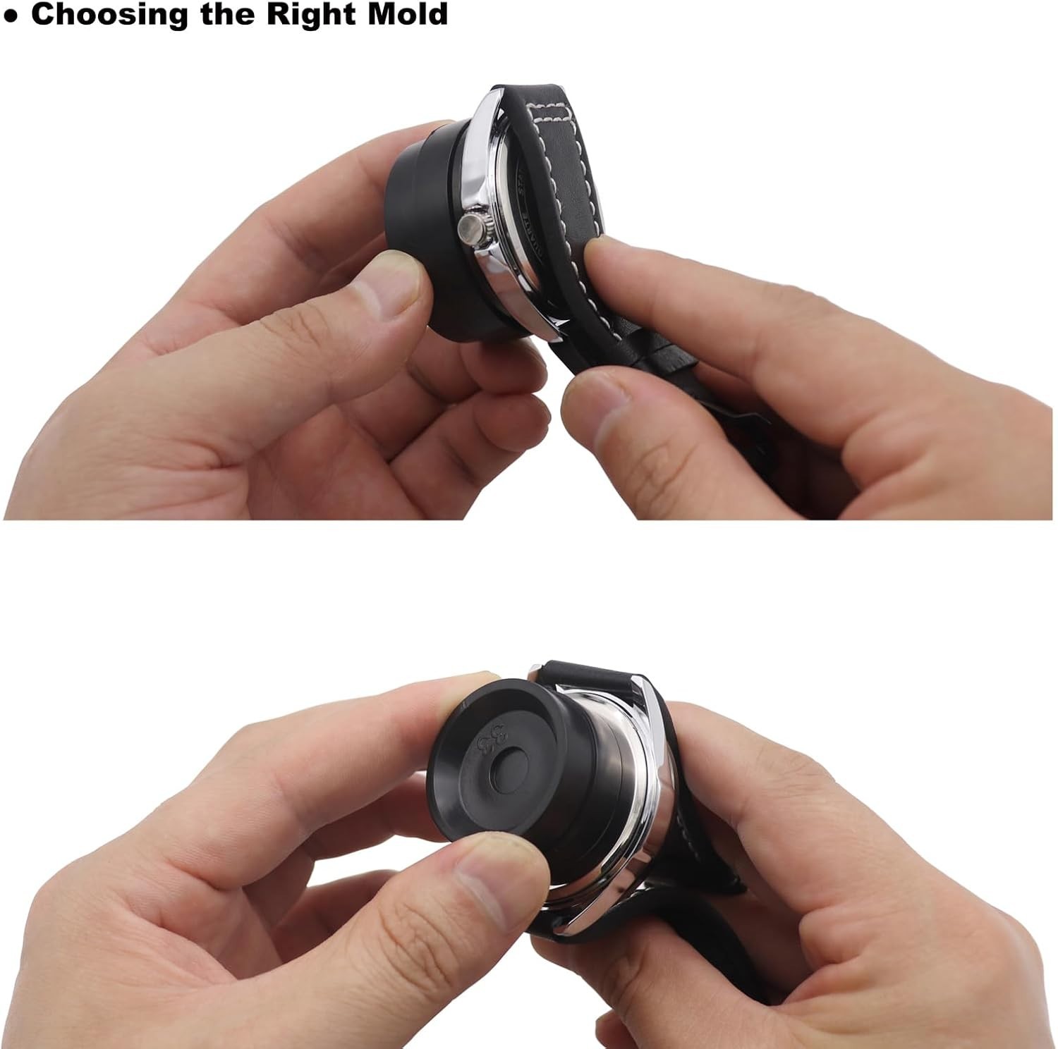 Lightweight Watch Press Tool with Fiber Cloth for Optimal Glass Protection