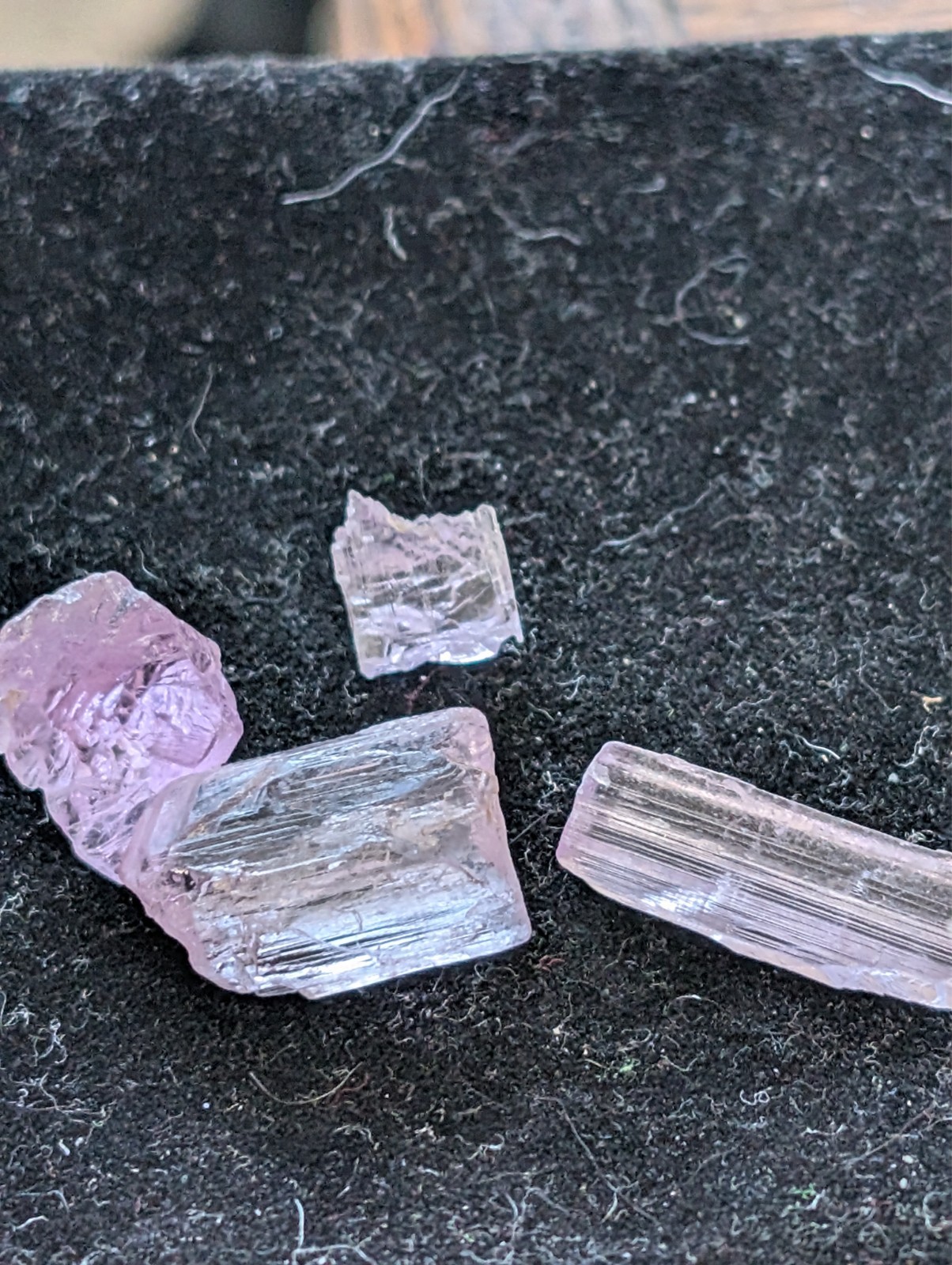 USA Seller 27.57 IF flawless top color pink Natural Kunzite facet rough gemstone