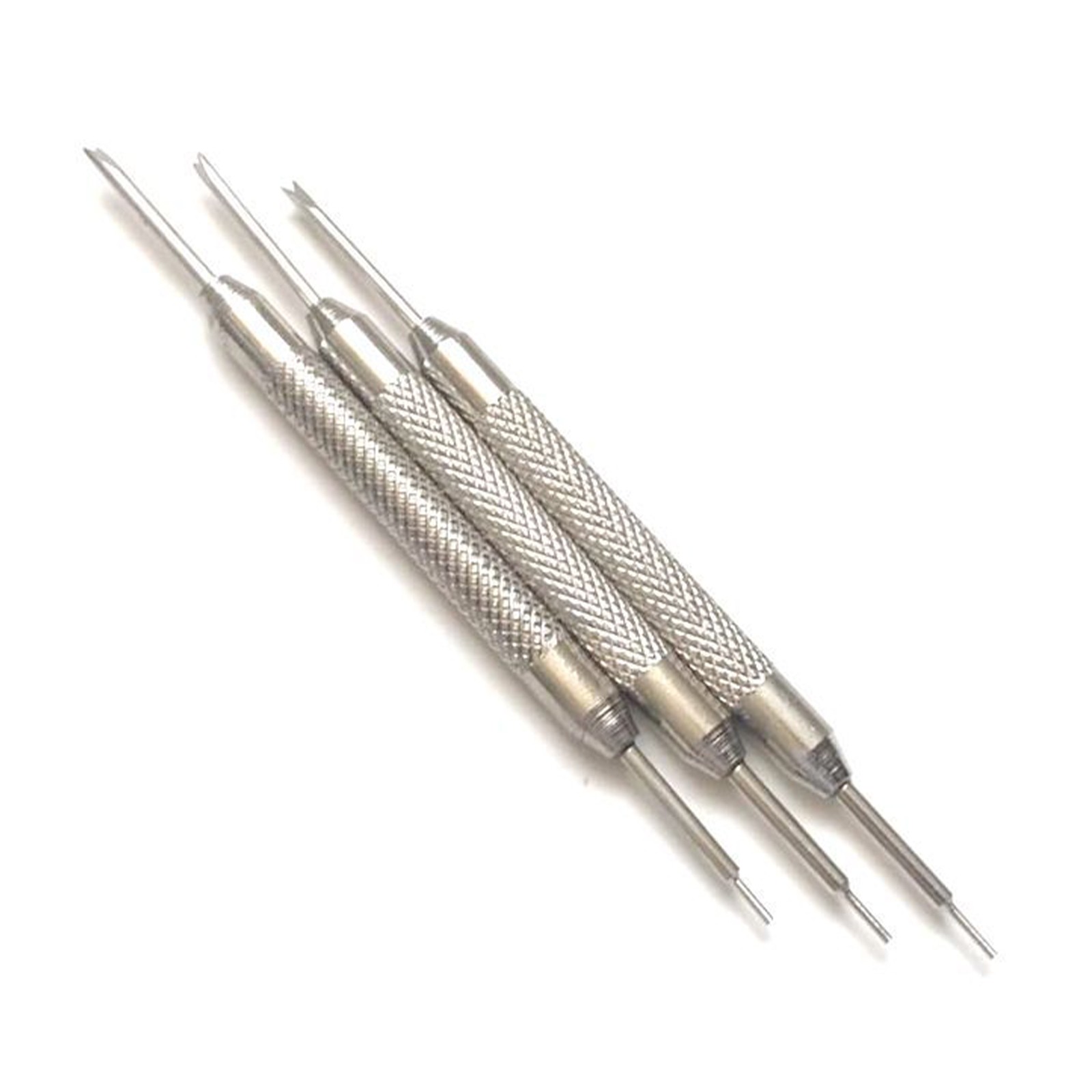 3Pcs Watchmaker Watch Band Spring Bars Strap Link Pins Remover Steel Repair Tool